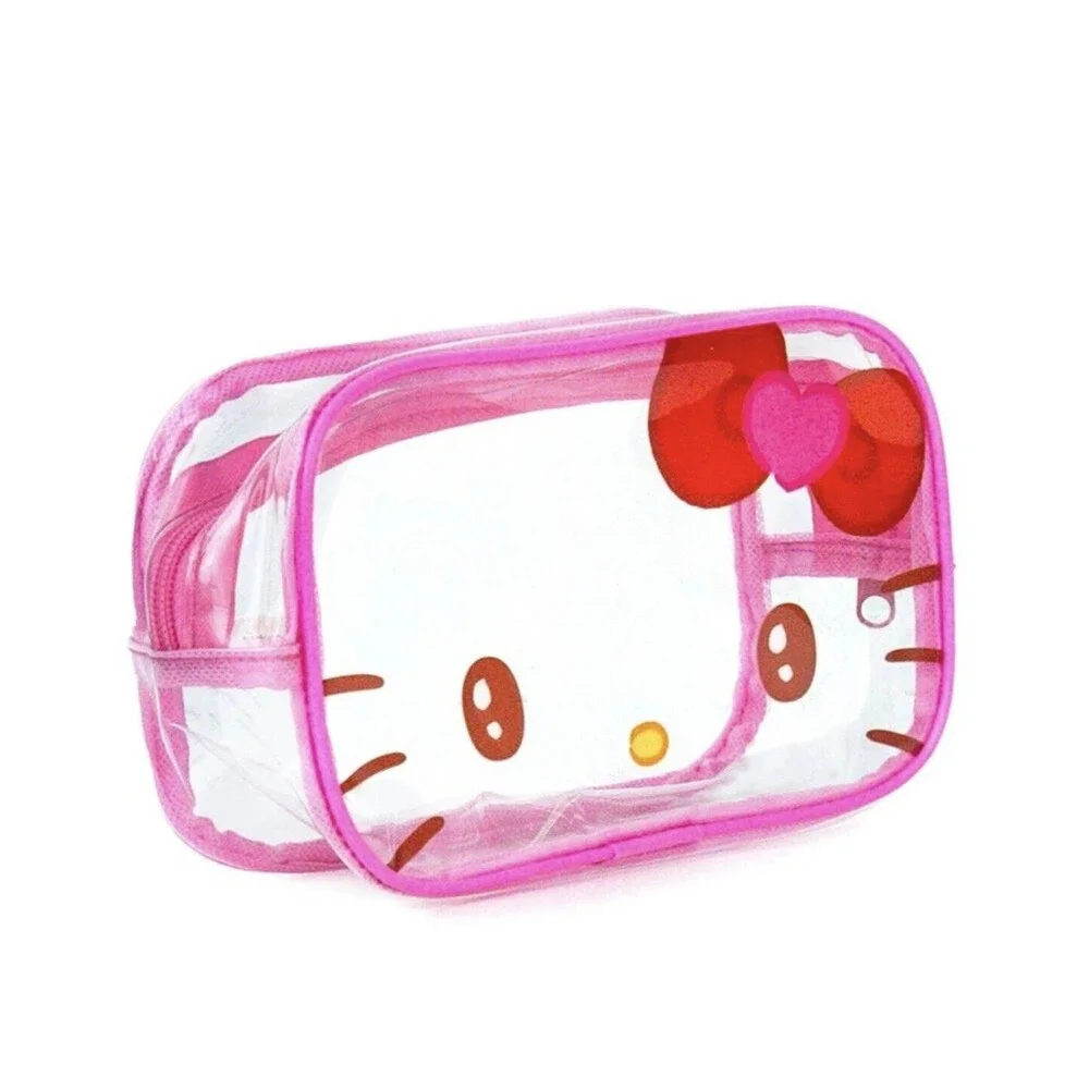 Hello Kitty Pencil Pouch Pink Bow Gift Back to School